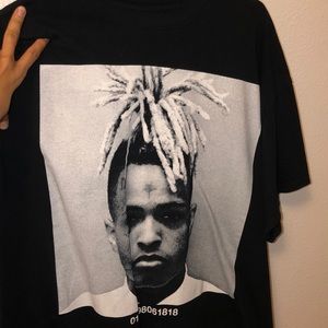 Xxxtentacion mugshot black tee
